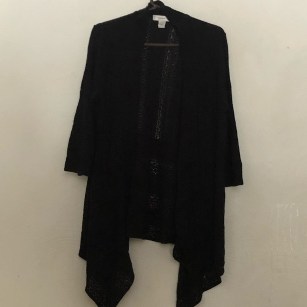 CJ Banks Sweater Cardigan Women’s Black Size 1X
